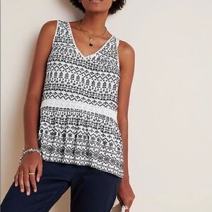 Anthropologie Maeve Eyelet Tank